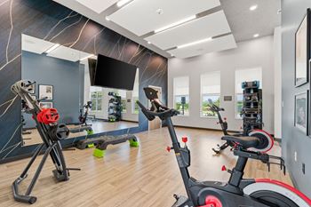 Studio Room with Cycling Equipment
